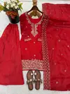 Nsr 893 Gmy Choo Silk With Embroidery Work Plazo Suits Wholesale Online